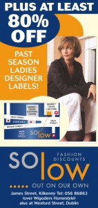 SoLow Fashions Leaflet Back